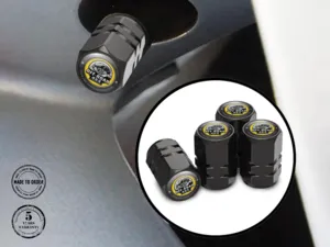 Tire Valve Covers for Bikes Metallic Edition